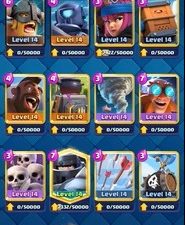 ROYALE LEVEL42 WITH 17MAXED CARD