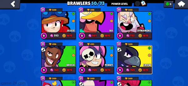 BRAWL STARS | 50 BRAWLERS | 0 MAX POWER - Image 2