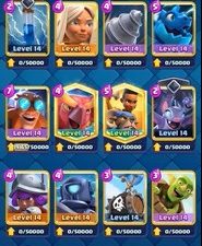 ROYALE LEVEL43 WITH 21MAXED CARD AND 359K GOLD
