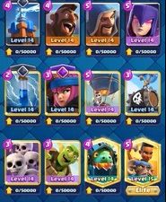 ROYALE LEVEL46 WITH 13MAXED CARD AND 153K GOLD