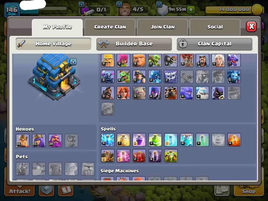 COC TOWN HALL 12 FULLY MAX | LEVEL146 | KB65 AQ65 GW39 - Image 2