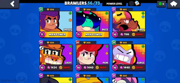 BRAWL STARS | 56 BRAWLERS | 2 MAX POWER - Image 2