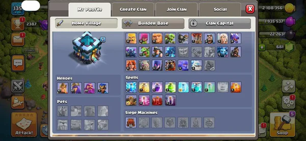 COC TOWN HALL 13 | LEVEL135 | KB47 AQ47 GW20 RC1 - Image 2